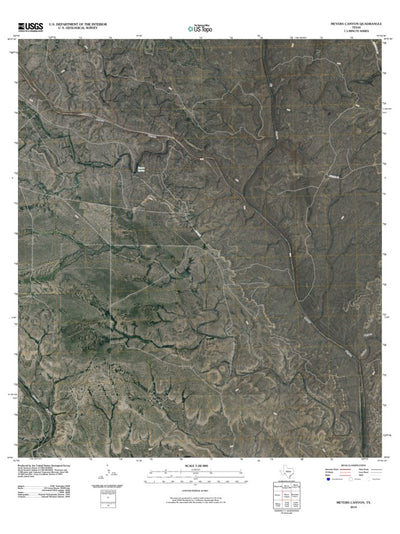 Meyers Canyon, TX (2010, 24000-Scale) Preview 1