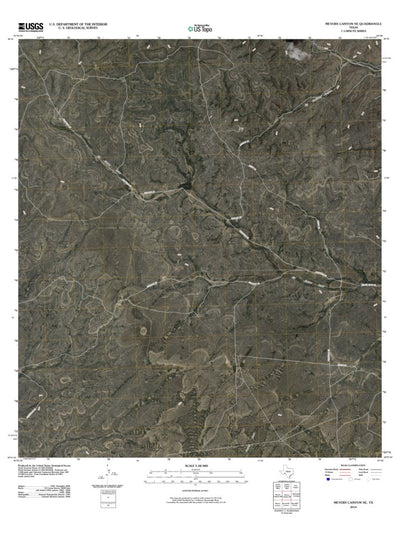 Meyers Canyon NE, TX (2010, 24000-Scale) Preview 1