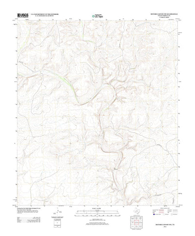 Meyers Canyon NW, TX (2012, 24000-Scale) Preview 1