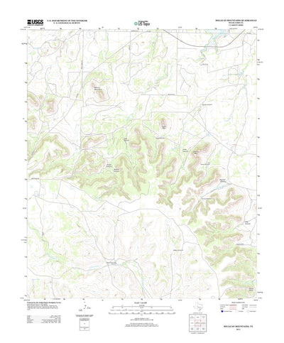 Millican Mountains, TX (2012, 24000-Scale) Preview 1