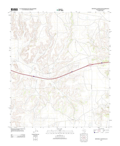 Mitchell Canyon NE, TX (2012, 24000-Scale) Preview 1