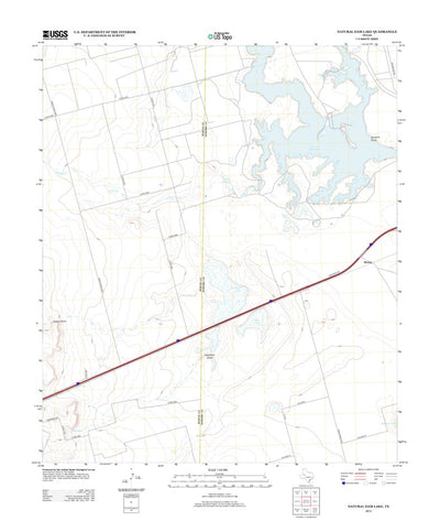 Natural Dam Lake, TX (2012, 24000-Scale) Preview 1