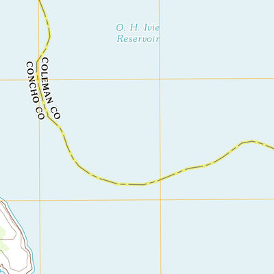 O.H. Ivie Reservoir, TX (2013, 24000-Scale) Preview 2