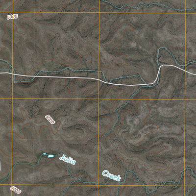 United States Geological Survey Oak Creek, TX (2010, 24000-Scale) digital map