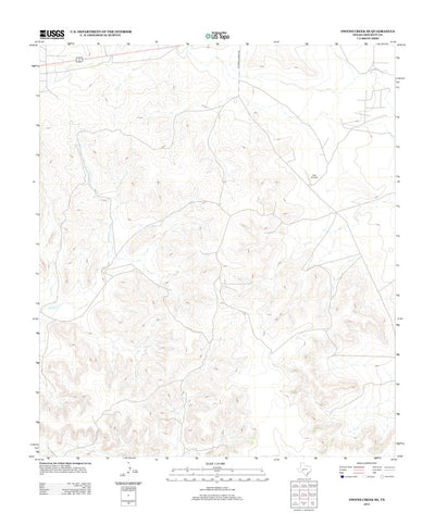 Owens Creek SE, TX (2012, 24000-Scale) Preview 1