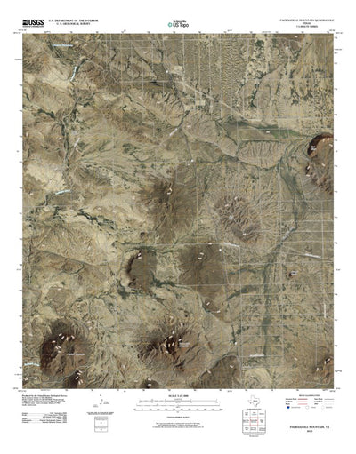 Packsaddle Mountain, TX (2010, 24000-Scale) Preview 1