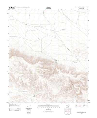 Panther Canyon, TX (2012, 24000-Scale) Preview 1