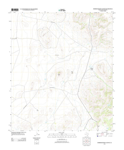 Robbers Roost Canyon, TX (2012, 24000-Scale) Preview 1