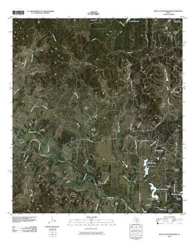 Rock Cliff Reservoir, TX (2010, 24000-Scale) Preview 1