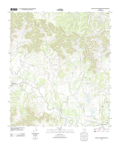 Rock Cliff Reservoir, TX (2013, 24000-Scale) Preview 1