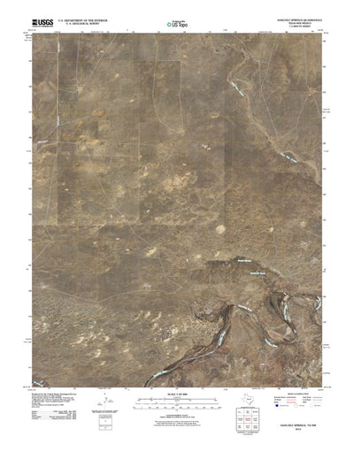 Sanchez Springs, TX-NM (2010, 24000-Scale) Preview 1
