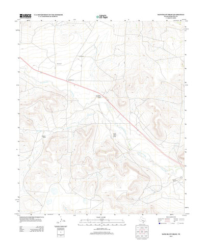 Sand Bluff Draw, TX (2012, 24000-Scale) Preview 1