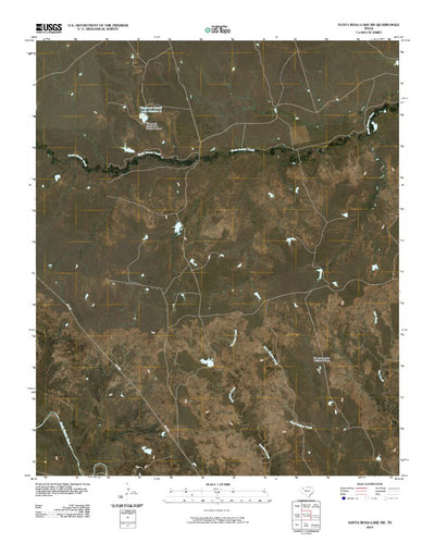 Santa Rosa Lake SW, TX (2010, 24000-Scale) Preview 1