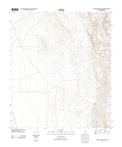 Seven Heart Gap NW, TX (2012, 24000-Scale) Preview 1