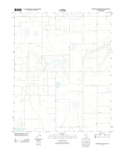 Sourdough Creek NW, TX (2012, 24000-Scale) Preview 1