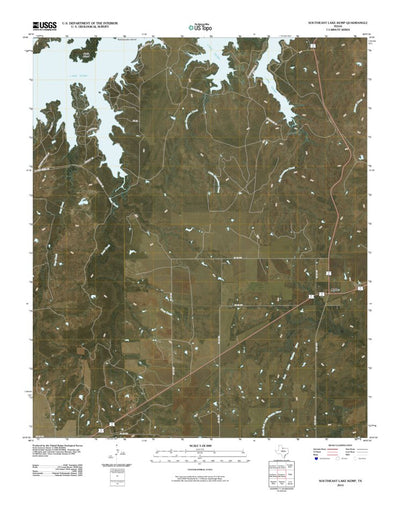 Southeast Lake Kemp, TX (2010, 24000-Scale) Preview 1