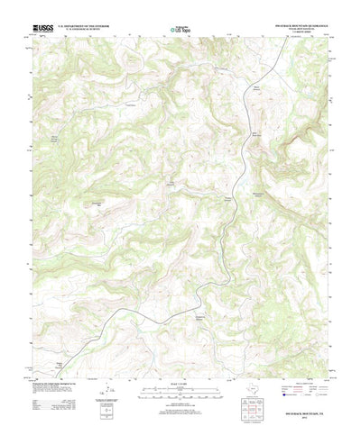 Swayback Mountain, TX (2012, 24000-Scale) Preview 1