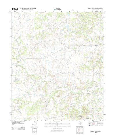 Tackett Mountain, TX (2012, 24000-Scale) Preview 1