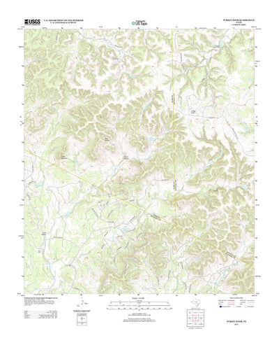 Turkey Knob, TX (2013, 24000-Scale) Preview 1