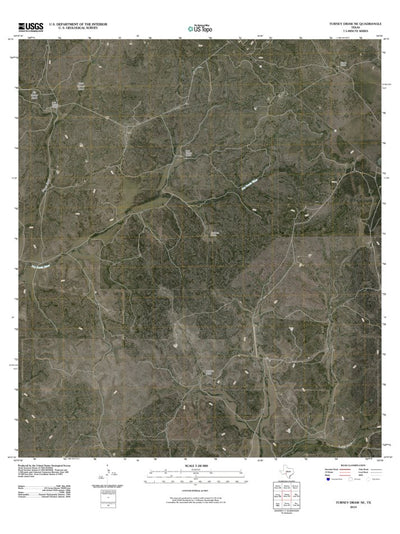 Turney Draw NE, TX (2010, 24000-Scale) Preview 1