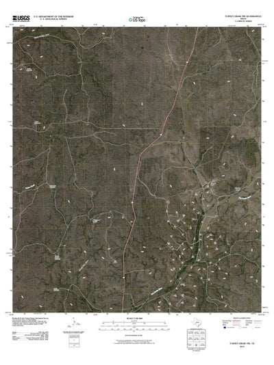 Turney Draw NW, TX (2010, 24000-Scale) Preview 1