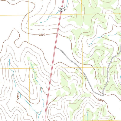 Turney Draw NW, TX (2012, 24000-Scale) Preview 2