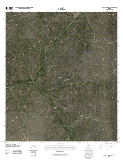 Turney Draw SE, TX (2010, 24000-Scale) Preview 1