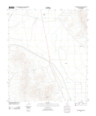 Van Horn Wells, TX (2012, 24000-Scale) Preview 1