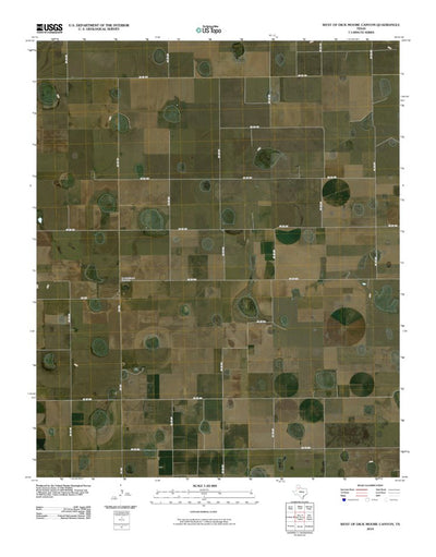 West Of Dick Moore Canyon, TX (2010, 24000-Scale) Preview 1