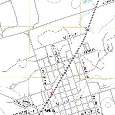Wink North, TX (2012, 24000-Scale) Preview 3