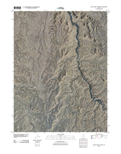 Buck Camp Canyon, UT (2011, 24000-Scale) Preview 1