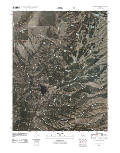 Mount Dutton, UT (2011, 24000-Scale) Preview 1