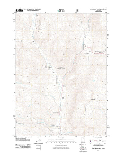 Tony Grove Creek, UT-ID (2011, 24000-Scale) Preview 1