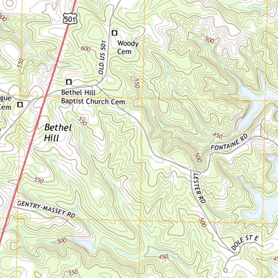 Cluster Springs, VA-NC (2013, 24000-Scale) Preview 3