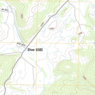 Doe Hill, VA-WV (2013, 24000-Scale) Preview 2