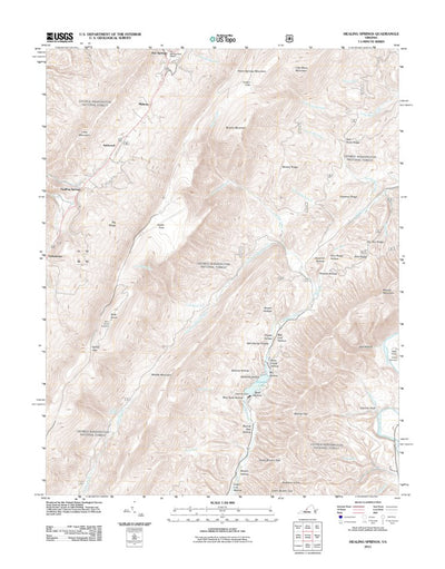 Healing Springs, VA (2011, 24000-Scale) Preview 1