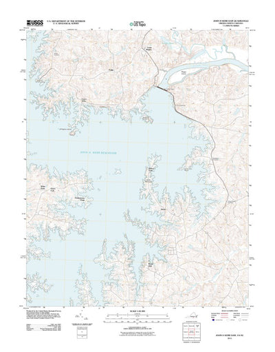 John H Kerr Dam, VA-NC (2011, 24000-Scale) Preview 1
