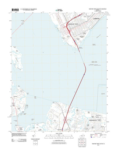 Newport News South, VA (2011, 24000-Scale) Preview 1