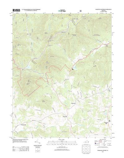 Peaks Of Otter, VA (2013, 24000-Scale) Preview 1