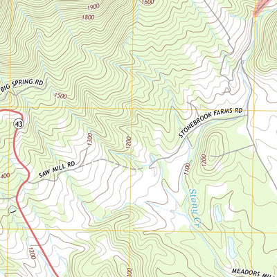 Peaks Of Otter, VA (2013, 24000-Scale) Preview 2