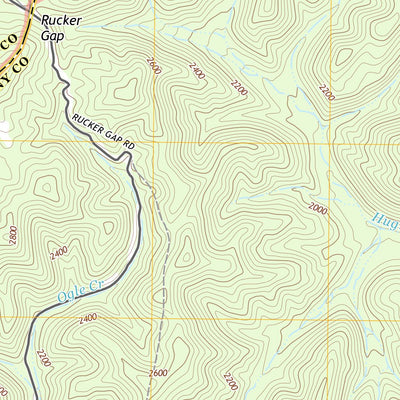 Rucker Gap, VA-WV (2013, 24000-Scale) Preview 2