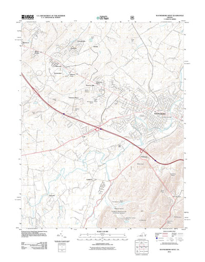 Waynesboro West, VA (2011, 24000-Scale) Preview 1