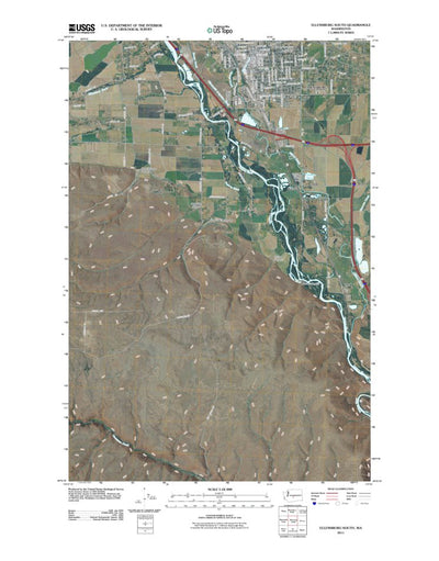 Ellensburg South, WA (2011, 24000-Scale) Preview 1