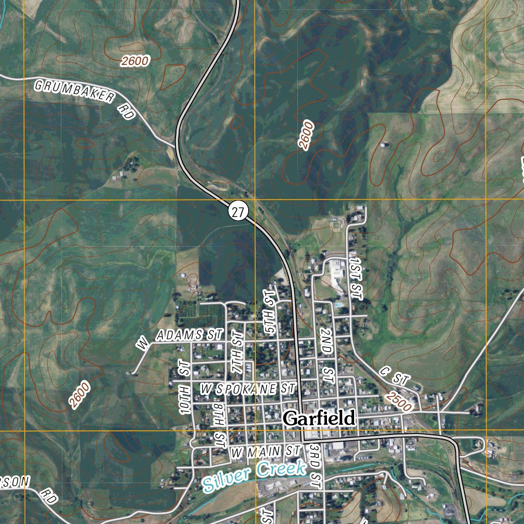 Garfield, WA (2011, 24000-Scale) Map by United States Geological Survey ...