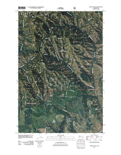 Saddle Butte, WA (2011, 24000-Scale) Preview 1