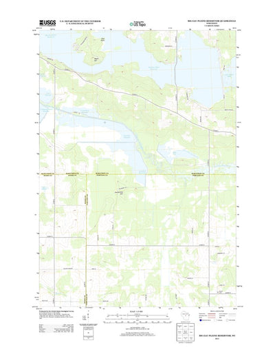 Big Eau Pleine Reservoir, WI (2013, 24000-Scale) Preview 1