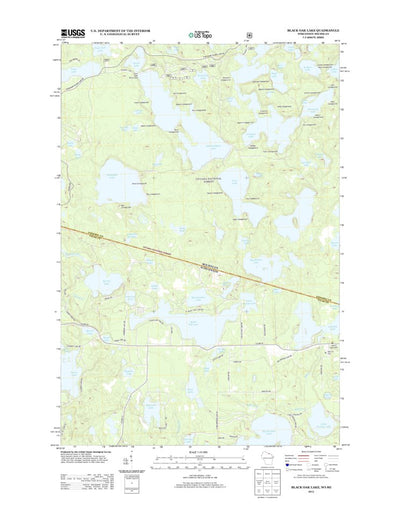 Black Oak Lake, WI-MI (2013, 24000-Scale) Preview 1