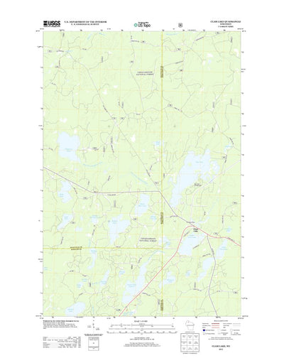 Clam Lake, WI (2013, 24000-Scale) Preview 1