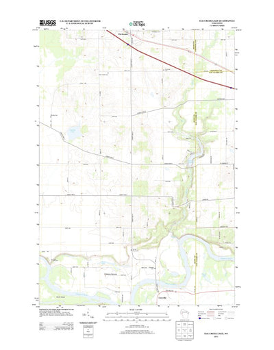 Elk Creek Lake, WI (2013, 24000-Scale) Preview 1