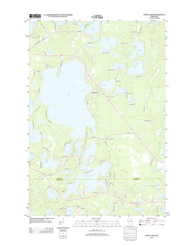 Fence Lake, WI (2013, 24000-Scale) Preview 1